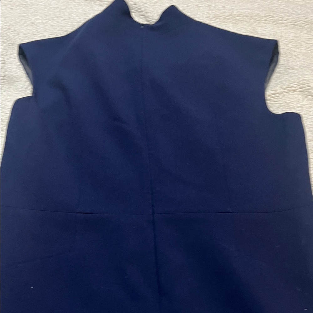 Chic Navy Mini Dress - Picture 6 of 9
